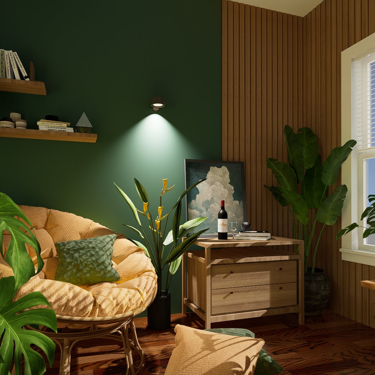 Infinity - Trådløs Væglampe